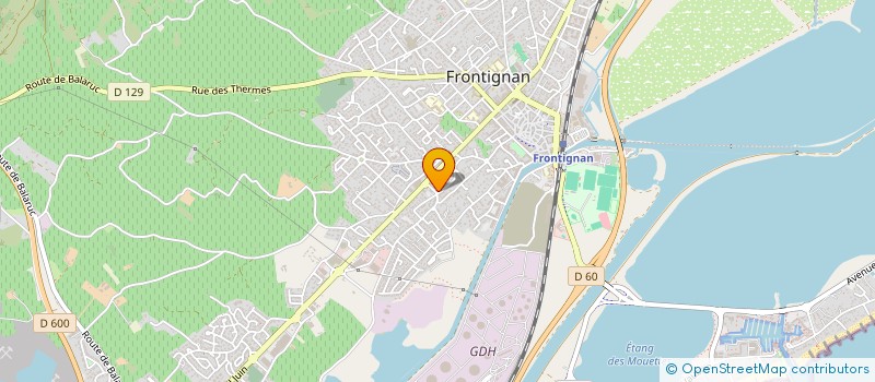 localisation de l'entreprise MADAME BEATRICE MICHEL à FRONTIGNAN