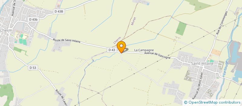 localisation de l'entreprise MADAME BEATRICE MICOULEAU à SAINT-HILAIRE