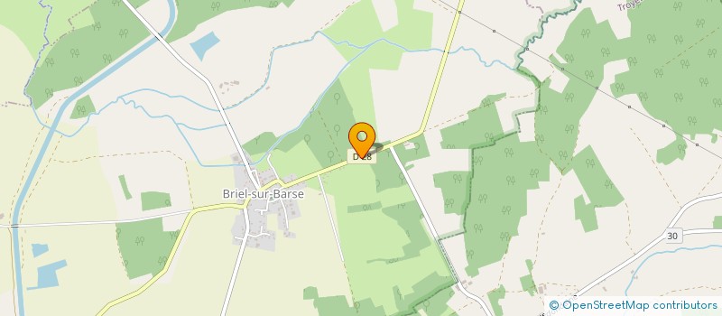 localisation de l'entreprise MADAME BEATRICE MIET  BRIEL-SUR-BARSE