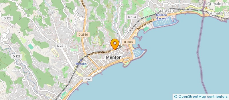 localisation de l'entreprise MADAME BEATRICE MILLER à MENTON