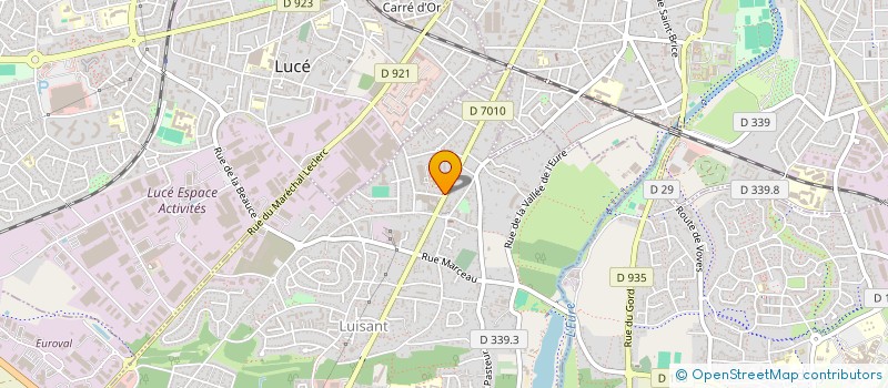 localisation de l'entreprise MADAME BEATRICE MILON à LUISANT