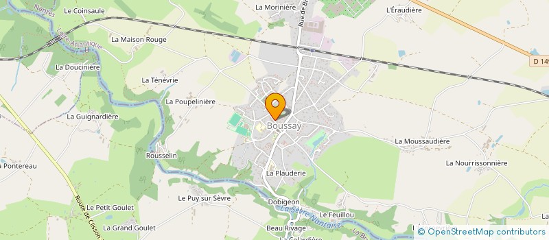localisation de l'entreprise MADAME BEATRICE MOINARD à BOUSSAY