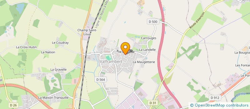 localisation de l'entreprise MADAME BEATRICE MOINARD à VALFRAMBERT