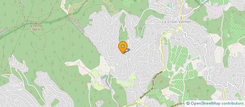 localisation de l'entreprise MADAME BEATRICE MOLARD  LA CROIX VALMER