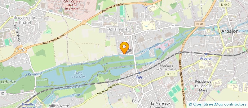 localisation de l'entreprise MADAME BEATRICE MOLEY  OLLAINVILLE