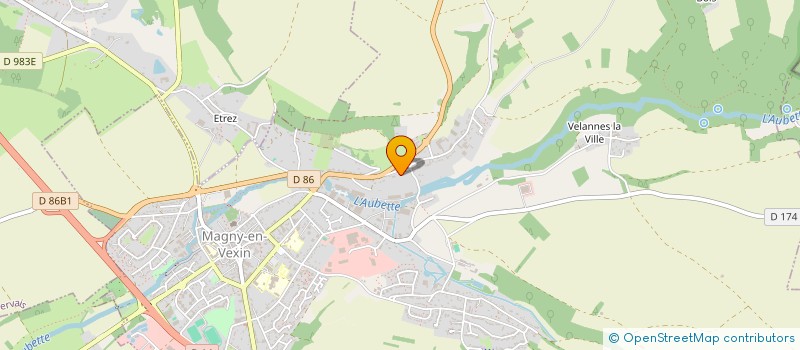 localisation de l'entreprise MADAME BEATRICE MONBOUYRAN  MAGNY-EN-VEXIN