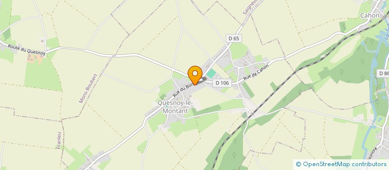 localisation de l'entreprise MADAME BEATRICE MONCHAUX  QUESNOY-LE-MONTANT