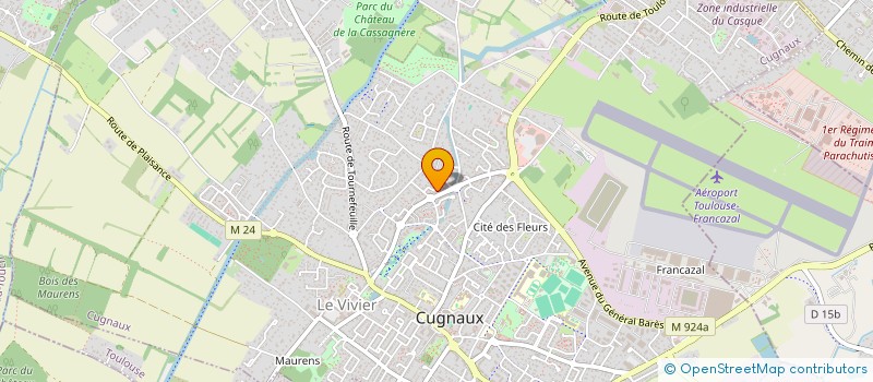 localisation de l'entreprise MADAME BEATRICE MONNIER  OZON