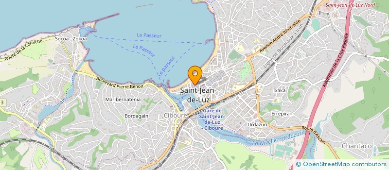 localisation de l'entreprise MADAME BEATRICE MONTEGUT  CIBOURE