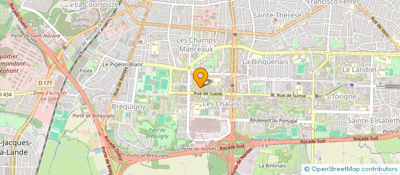 localisation de l'entreprise MADAME BEATRICE MONTJARRET à RENNES