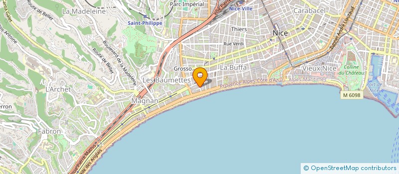 localisation de l'entreprise MADAME BEATRICE MORABITO à NICE