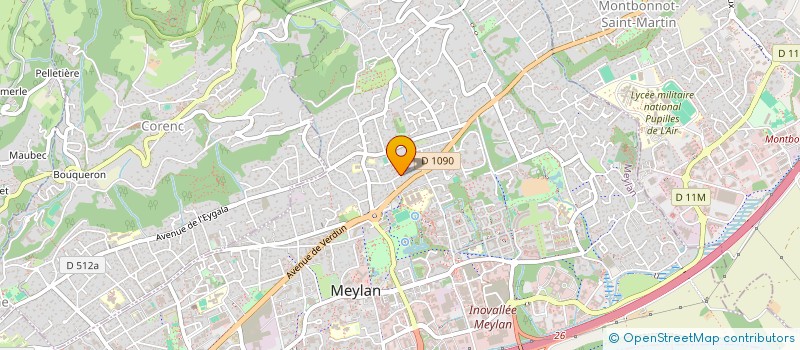 localisation de l'entreprise MADAME BEATRICE MORDRET à MEYLAN