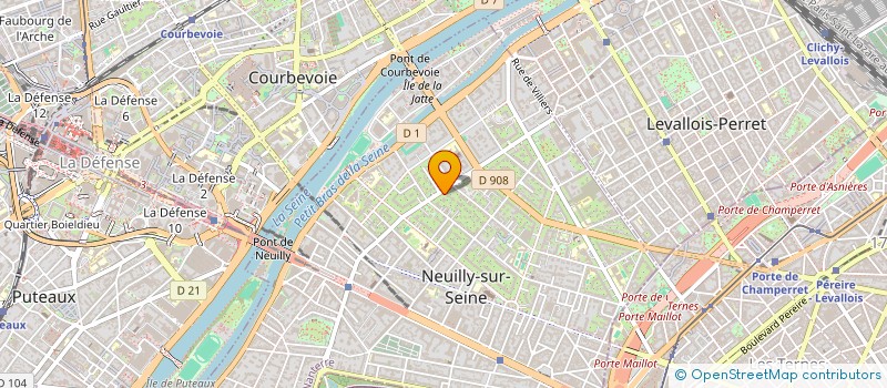 localisation de l'entreprise MADAME BEATRICE MOREAU  NEUILLY-SUR-SEINE