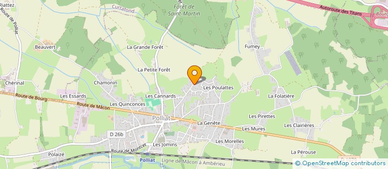 localisation de l'entreprise MADAME BEATRICE MOREL  POLLIAT