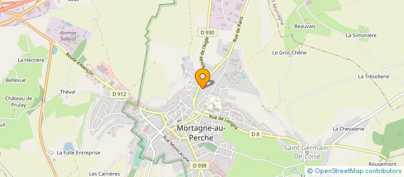 localisation de l'entreprise MADAME BEATRICE MOTITON à MORTAGNE-AU-PERCHE