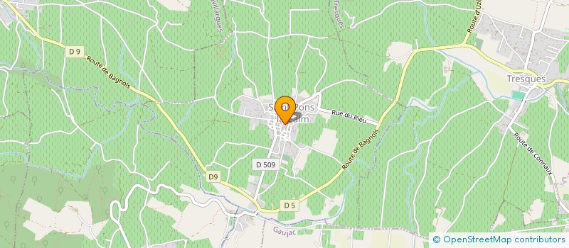 localisation de l'entreprise MADAME BEATRICE MOUGENOT  SAINT-PONS-LA-CALM