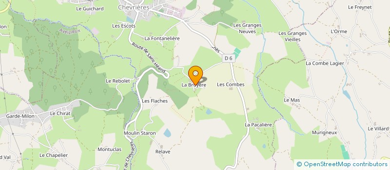 localisation de l'entreprise MADAME BEATRICE MOULIN  LA FOUILLOUSE