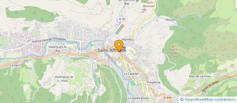 localisation de l'entreprise MADAME BEATRICE MOURGUES  SAINT-AFFRIQUE