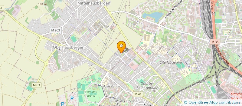 localisation de l'entreprise MADAME BEATRICE MUFFAT-ES-JACQUES  OBERHAUSBERGEN