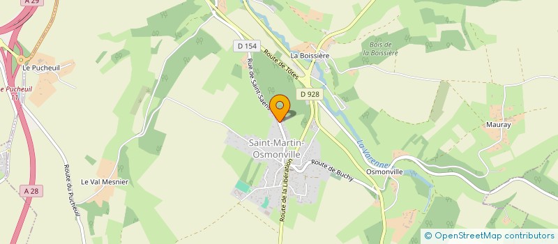 localisation de l'entreprise MADAME BEATRICE MURLIN  SAINT-MARTIN-OSMONVILLE