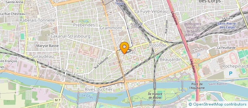 localisation de l'entreprise MADAME BEATRICE N'DOMBI  TOURS