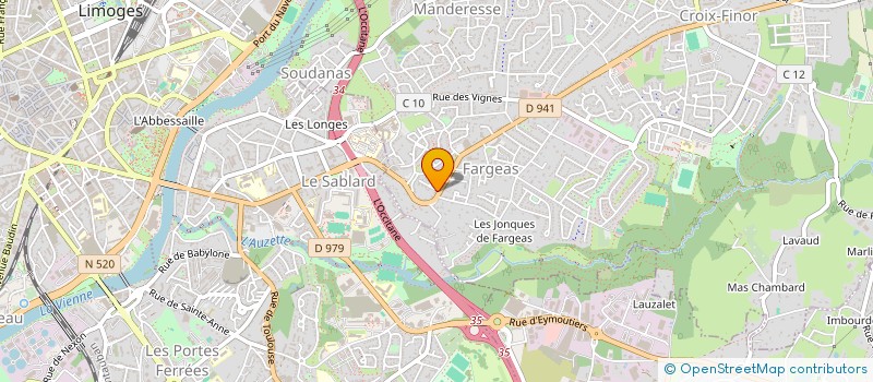 localisation de l'entreprise MADAME BEATRICE NADAUD-RABIER à PANAZOL