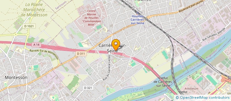localisation de l'entreprise MADAME BEATRICE NAUD à CARRIERES-SUR-SEINE