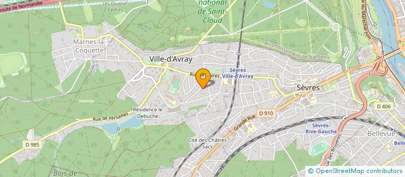 localisation de l'entreprise MADAME BEATRICE NAVARRE à VILLE-D'AVRAY