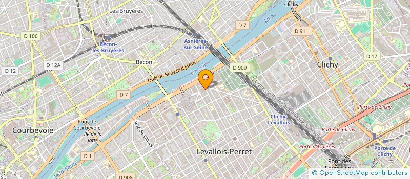 localisation de l'entreprise MADAME BEATRICE NELLY SORIANO à LEVALLOIS-PERRET
