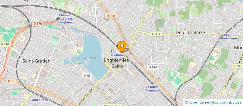 localisation de l'entreprise MADAME BEATRICE NOACHOVITCH à ENGHIEN-LES-BAINS