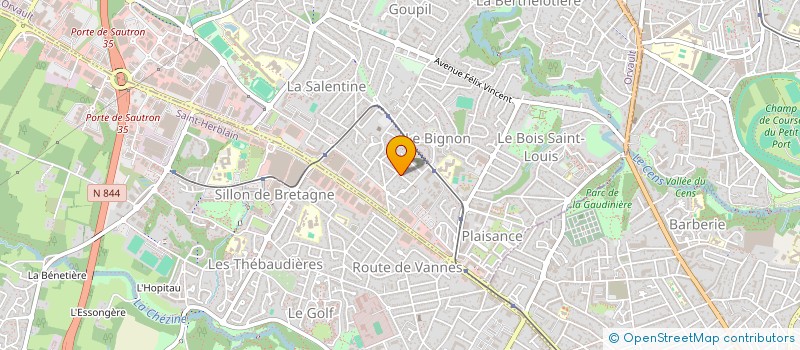 localisation de l'entreprise MADAME BEATRICE NOIRET à ORVAULT