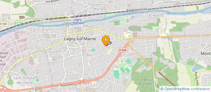 localisation de l'entreprise MADAME BEATRICE NORMAND  LAGNY-SUR-MARNE