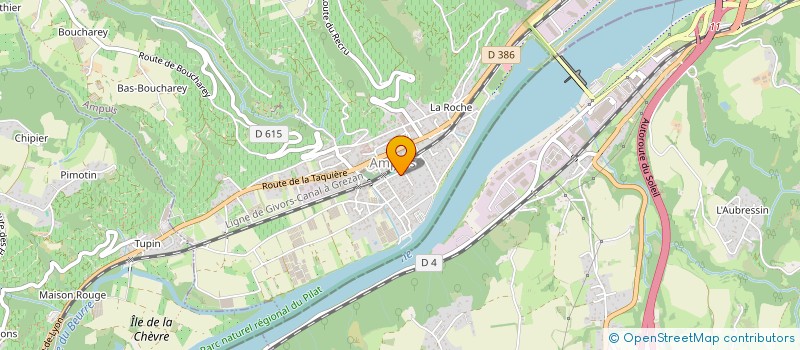 localisation de l'entreprise MADAME BEATRICE OGIER  AMPUIS