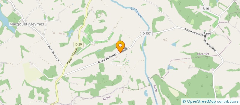 localisation de l'entreprise MADAME BEATRICE OSPITAL  MARGOUET-MEYMES