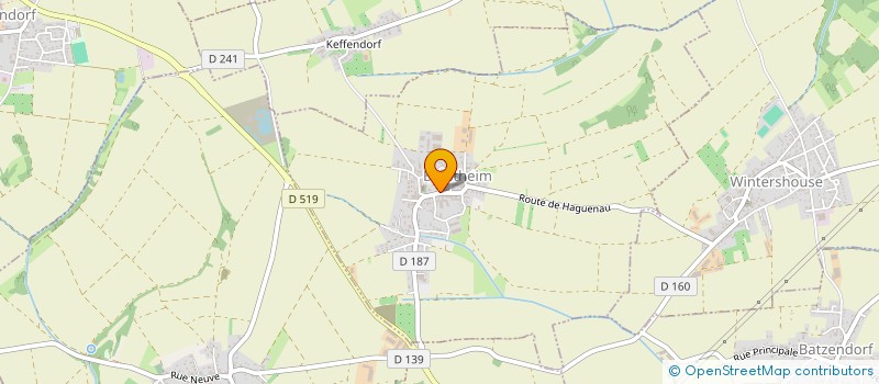 localisation de l'entreprise MADAME BEATRICE OSTER  BERSTHEIM