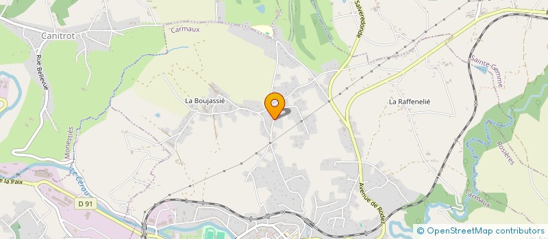 localisation de l'entreprise MADAME BEATRICE PALAZY  CARMAUX