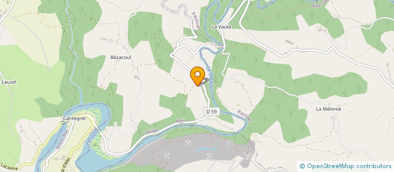 localisation de l'entreprise MADAME BEATRICE PEGORIER  TEILLET