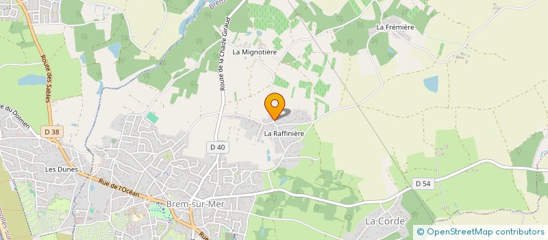 localisation de l'entreprise MADAME BEATRICE PEREIRA à BREM-SUR-MER