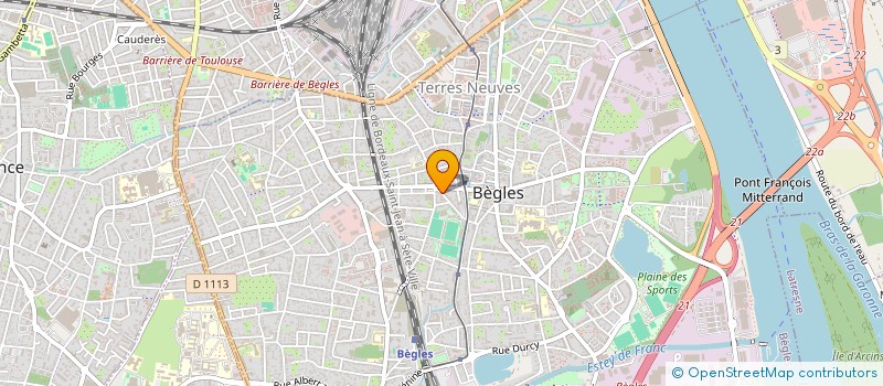 localisation de l'entreprise MADAME BEATRICE PEREZ à BEGLES