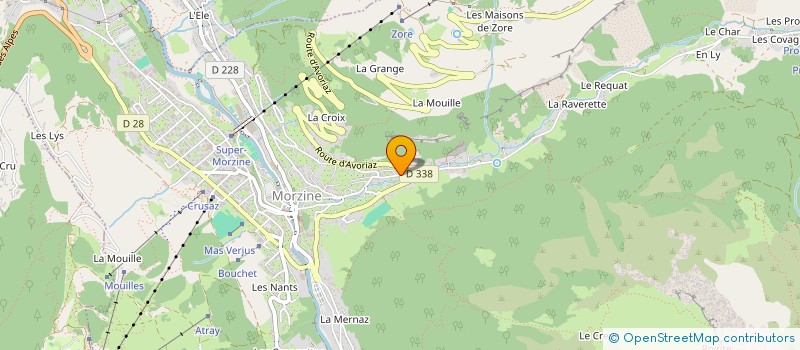 localisation de l'entreprise MADAME BEATRICE PERNET  MORZINE