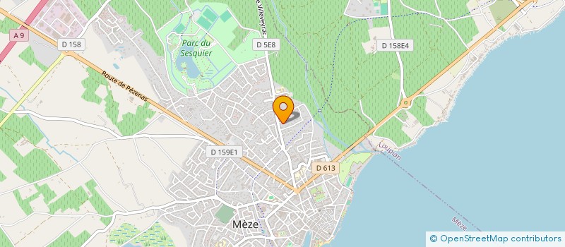 localisation de l'entreprise MADAME BEATRICE PERRET  LOUPIAN