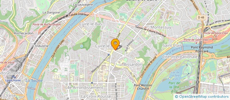 localisation de l'entreprise MADAME BEATRICE PERRIN à CALUIRE-ET-CUIRE