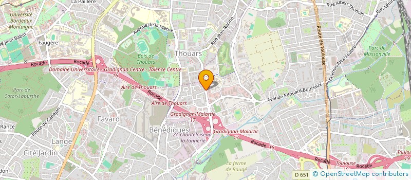 localisation de l'entreprise MADAME BEATRICE PERRIN  VILLENAVE D ORNON