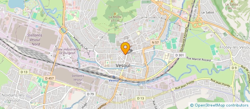 localisation de l'entreprise MADAME BEATRICE PETITJEAN  VESOUL