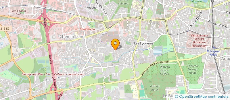 localisation de l'entreprise MADAME BEATRICE PEUCHANT à MERIGNAC