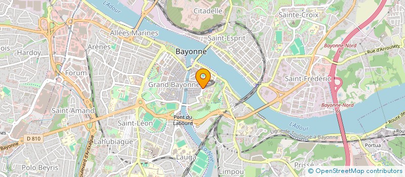 localisation de l'entreprise MADAME BEATRICE PEYRUCQ à BAYONNE