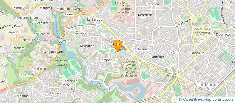 localisation de l'entreprise MADAME BEATRICE PHARIENGAM à BREST