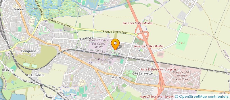 localisation de l'entreprise MADAME BEATRICE PHILIPPE  AYTRE