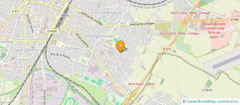 localisation de l'entreprise MADAME BEATRICE PICARD à NIORT
