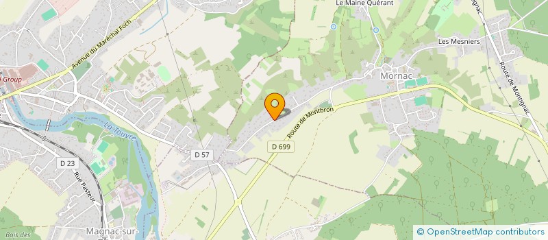 localisation de l'entreprise MADAME BEATRICE PICARD à MORNAC